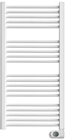 HJM NOOR 750 Toallero eléctrico de aluminio | secatoallas programable | 750 W | blanco