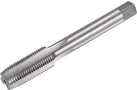 sourcing map Gewindefräsen Gewindebohrer 1/2-20 UNEF, Linkshänder HSS (Schnellarbeitsstahl) 6542 Unbeschichtet 4 gerade Schneiden 2B Toleranzklasse