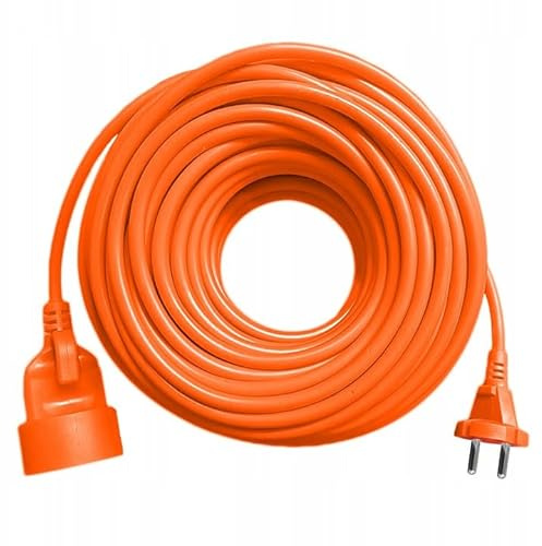 Extensor de jardín 1 Enchufe b/u 25m / OMY 2x1 / Naranja plast-rol 5902273410775
