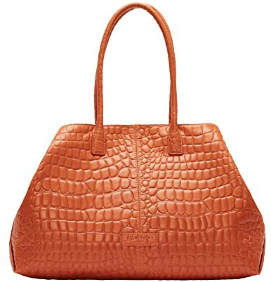 LIEBESKIND Berlin Chelsea Shopper, Large (HxBxT 32cm x 48cm x 16cm), Dark Mandarine