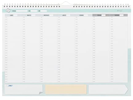 Wochenplaner für Stunden – alle Ihre Pläne