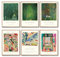 ZoeyAustin® 3 Doppelseitiges Kunstdruck Poster Set, 48cm x 68cm, Stilvolles Wandposter, 3 Wandbilder, Beidseitige Bilder (Matisse, Ohne Rahmen - 48x68)