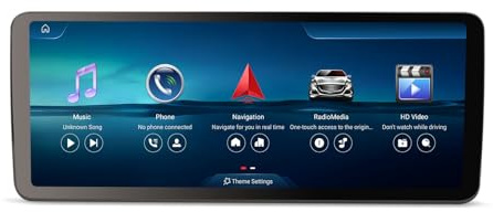 Erisin 12,3 Pulgadas 8GB+128GB Android 16 Radio Coche Bluetooth GPS Navegador para Mercedes Clase A W176 GLA X156 CLA C117 NTG 4.5/4.7 Estéreo Pantalla CarPlay Android Auto Dab+ DSP WiFi 4G USB TPMS