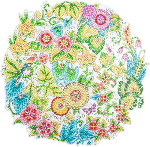 Weltbild Diamond Painting Dekokranz (Motiv: Blumenpracht)