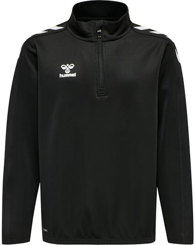 hummel hmlCORE XK Half Zip Poly Sweat Kids, Black/Black, 176
