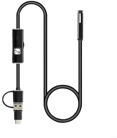 5 5 mm Endoskopkamera, 3-in-1 für Android und PC, HD-Inspektionskamera (1 m)
