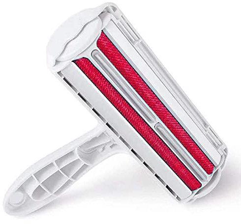 SWZEC Haustierstolz® - Das Original Magischer Tierhaarroller für Möbel & Teppiche (Rot)