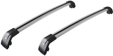 Galeries de toit et coffres Pour Volvo Pour XC60 2013-2018 Barres Transversales Galerie Toit Rails Latéraux Alliage Porte-bagages Toit Avec Rails Latéraux Serrure Antivol Barres des toits