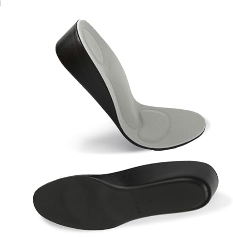 TXDKLUG Höjd Innersulor Män, Höjdökning Innersulor, Elastisk Stötdämpande Höjdökande Sportskosulor, Osynliga Hissskor Lyft för Män Och Kvinnor, Arch Support
