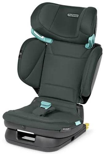 PEG Viaggio Flex Autositz ISOFIX mit fortschrittlicher Technologie, verstellbar, klappbar, verstärkte Rückenlehne, für Kinder von 100 bis 150 cm (3-12 Jahre), 15-36 kg, Metal