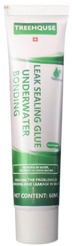 Adhesivo para tanque de – silicona transparente para acuario, pegamento adhesivo submarino | Sellador de equipo de tanque de peces de reparación rápida de 60 ml, sellador de resistencia