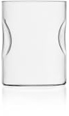 Ichendorf Milano Set di 4 Tumbler, Collezione Impronta, 40 cl, Vetro Borosilicato, Fatto a Mano