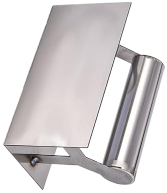 Cazzuola Angolare - Cazzuola in Acciaio Inossidabile per Stucco,Attrezzo per Rifinitura Pareti per Casa Soggiorno Bagno Cucina Camera da Letto