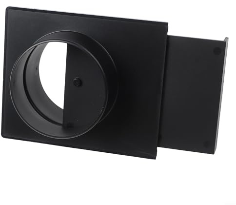 HavenlyCove Ventilation Dust Hose Adapter 100Mm ABS Three-Way Valve Connector,For Dust Collector And Vacuum Cleaner Systems,Black