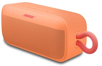 Bose SoundLink Plus bärbar Bluetooth-högtalare, trådlös utomhushögtalare, upp till 20 timmars batteritid, vattentät och dammbeständig, Sunset Peach - Begränsad utgåva