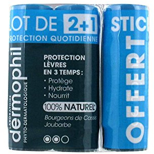 Dermophil Indien Protection Quotidienne Lèvres Lot de 3 x 4 g