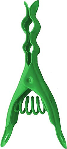 Extreme Clothespins | Tree Frog Green | Solid 304 Stainless Steel | 20 Pack | Heavy Duty | Anti-Rust | Bright Color | Organizing | Chip Clips | Lifetime Product | No Plastic Parts | Made in Italy