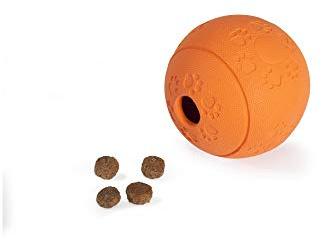 Camon Spiel aus Gummi Snack Ball Ball Snack Spielzeug Hund Ø 8 cm AD057/G