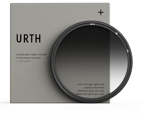 Urth 58mm Soft Graduated ND8 Lens Filter (Plus+) — 3-Stop, Ultra-Slim 20-Layer Nano-Coated Soft Grad Neutral Density Camera Lens Exposure Balance Filter
