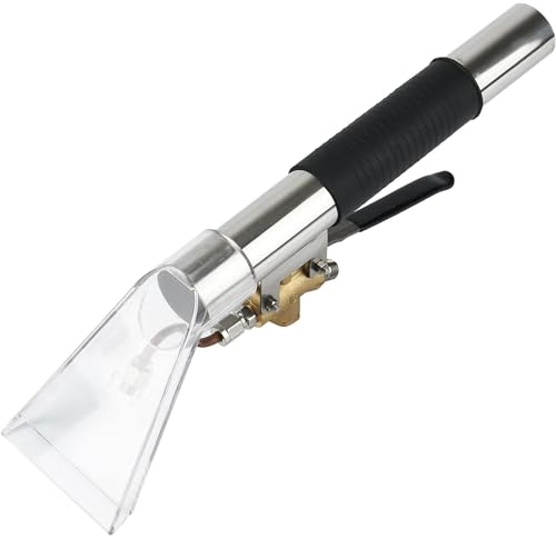 Steam Cleaning Extractor, Stainless Steel Vacuum Nozzle High Temperature Carpet Cleaner Manual Extractor Dirt Removing, For Sofa, Upholstery, Furniture, Cars Seats