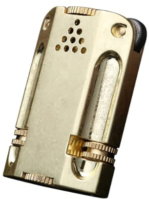 (Sold without Kerosin) Vintage Kerosin Feuerzeug Klassischer Zigarettenanzünder Bidirektionale Schleifscheibe Retro Design Geschenk oder Sammlung