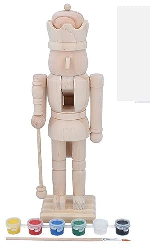 Gisela Graham Paint Your Own Wooden Nutcracker Ornament