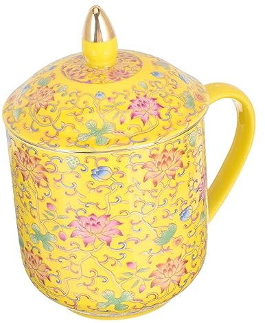 Cabilock Tasse À Thé Tasse À Thé Avec Couvercle Tasse En Céramique Avec Couvercle Tasse À Passoire À Thé Tasses À Thé Avec Infuseur Et Couvercle Tasse À Thé Japonaise Meilleure Tasse À