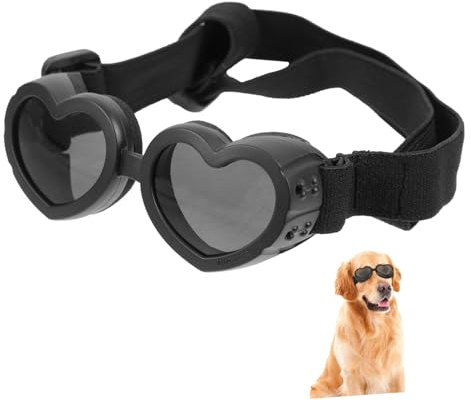 Milisten Wind Puppy Goggle Stilvolle Haustierbrille Verstellbarer Riemen Sonnenbrille Für Partys Und Den Täglichen Gebrauch