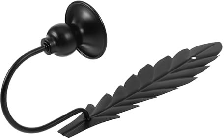 CORHAD Wandkerzenhalter Aus Schmiedeeisen Mit Blattförmigem Design Dekorativer Metall Kerzenständer Für Wohnzimmer Und Flur Robuster Wandhalter Für Stumpenkerzen Vintage Wanddeko