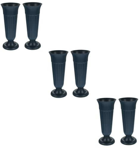 PRETYZOOM 3 Set Di Vasi Commemorativi Per Fiori Decorazioni Per Cimitero Robusti Vasi Per Urne Decorative Per La Casa 2 Pezzi * 3