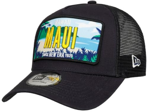 New Era Uni Licence Plate Trucker Cap Basecap Baseballcap Curved Brim Truckercap Meshcap Herren/Snapback - Snapback, mit Schirm, Schirm