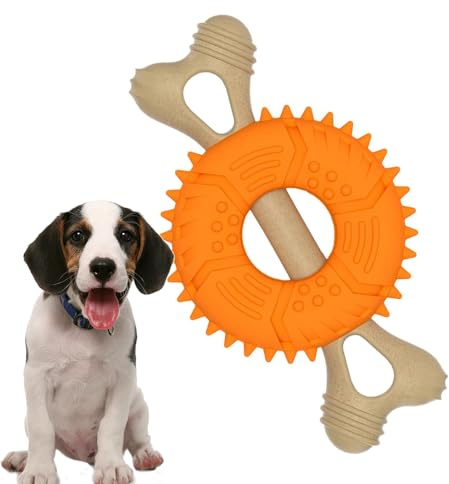 Knochen-Welpen-Beißspielzeug, Hunde-Kauspielzeug Knochen - Hundezahnbürste | Kauknochenspielzeug | Welpenbürste, Hundezahnbürste, Kauspielzeug für kleine, mittelgroße und große Hunde