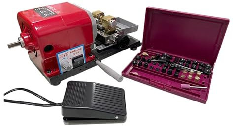 NGBFF Rock Tumbler Kit, Perceuse de Perles en Pierre de Jade, équipement de Polissage de Perles, Dispositif de perçage d'ambre Puissant, Outils de Fabrication de Bijoux,Outils de Bricolage