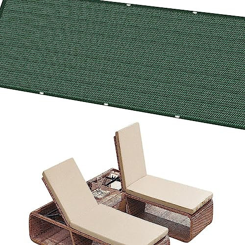 Extra Large Dark Green Sun Shade Sail Canopy 3.6 x 5.5m Weather Resistant Durable Patio Sunshade with 4 Free Ropes Ideal for Garden and Patio Protection