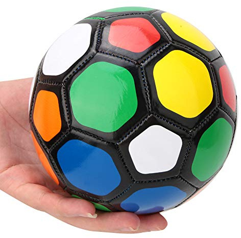BOROCO Ballon de football pour enfant Taille 2 13 cm (balles colorées)