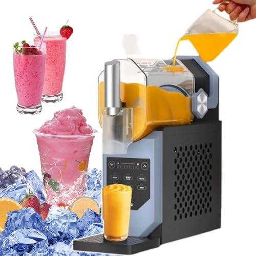 Macchina Slush 1.8l 240w per La Casa- Senza Cubetti Di Ghiaccio/Autopulente,5 Impostazioni Per Slush/Controllo Touch/Rotazione A 360° Quickfreeze,Per Cocktail, Frappé,Milkshake, Vino