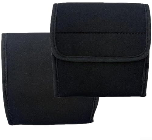 Juego de 2 fundas para pedales de bicicleta para ejercicio plegable de montaña para bicicletas de 3 mm, funda de protección de neopreno para pedal y marco de seguridad durante el transporte (dos pares