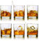 Whiskey Glasses-Premium 310ml Scotch Glasses Set of 6 /Old Fashioned Whiskey Glasses/Perfect Glassware for Scotch Lovers/Style Glassware for Bourbon/Rum Glasses/Bar Whiskey Glasses,Clear