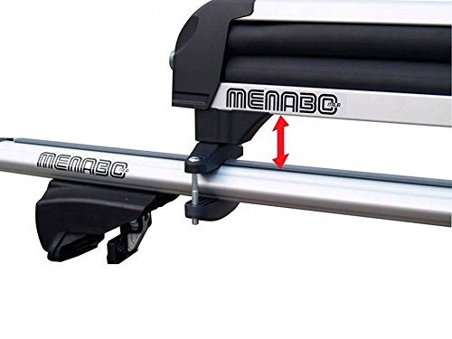 MENABO 000084700000 Verlängerungs Iceberg Skiträger 8-Stück schwarz