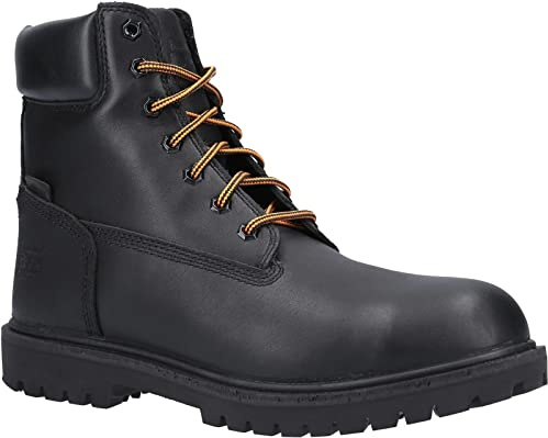 Timberland Pro Herr 6 ikonisk arbetskänga S3 brand- och säkerhetssko, svart, 8 UK