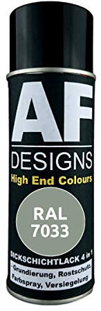 Peinture en spray 4 en 1 RAL 7033 gris ciment