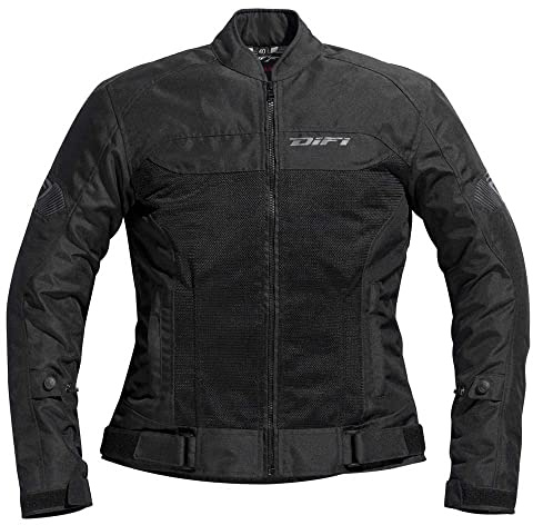 Difi Ibiza Air Damen Motorrad Textiljacke, schwarz, 46