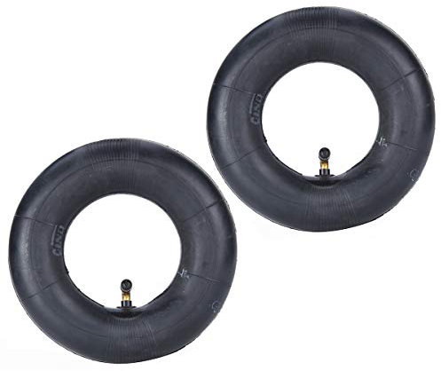 2.80/2.50-4 Inch Air Filled Inner Tube 2.50-4 Electric Wheelbarrow Tube with Bent Valve Stem (2 Pack) Replacement for The E300 Scooter (Versions 40+) Hand Truck Utility cart