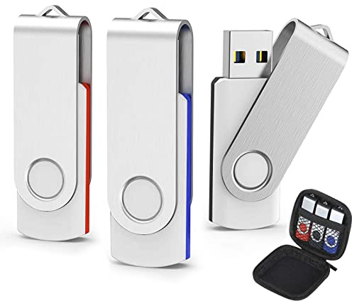 AreTop Chiavetta USB 32 GB, 3 pezzi, USB 3.0, 3 colori