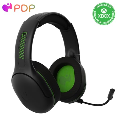 PDP AIRLITE PRO WIRELESS HEADSET BLACK for Xbox Series X|S, Xbox One, Officially Licensed