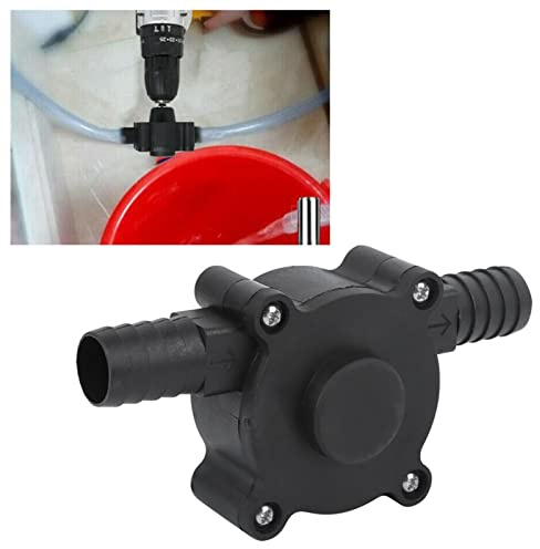 Handbohrmaschine Pumpe Selbstansaugende Flüssigkeit Wassertransfer Tragbare Mini-Kreiselpumpe Bohrmaschine Wasserpumpe Haushalt Handbohrmaschine Angetriebene Pumpe