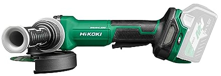 HiKOKI Akku-Winkelschleifer G3613DF (36V, M14, 125mm, Brushless, 1500W, Spindelarretierung, Zubehör)