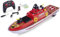 Carson 500108051 RC- Feuerlöschboot 2.4G 100% RTR - Ferngesteuertes Boot, RC Boot, Ferngesteuertes Boot für Kinder und Erwachsene, inklusive Fernsteuerung, Rot