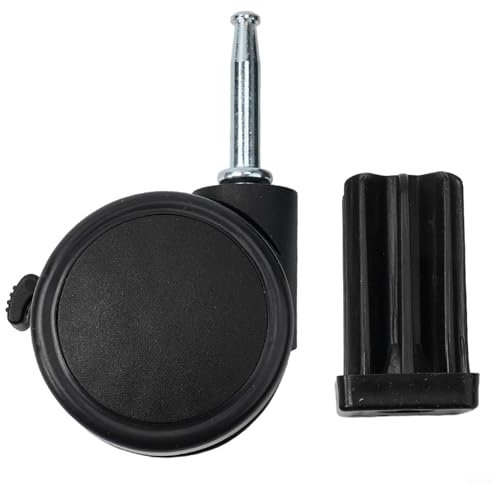 Caster Wheel Gas Grills, Stem Style Locking Swivel Caster, 2-1/2 Inch Grill Casters Parts For Weber For Genesis For Summit For Spirit - 99241