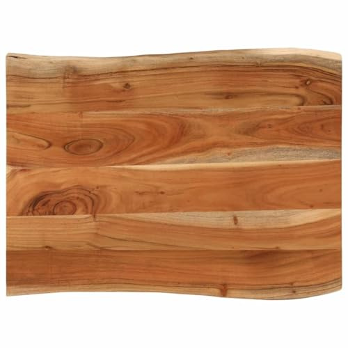 vidaXL Piano Tavolo 90x60x2,5 cm Rettangolare Legno Acacia Bordi Vivi, Piano Tavolo in Legno, Piano Tavolo Rettangolare, Piano tavolino